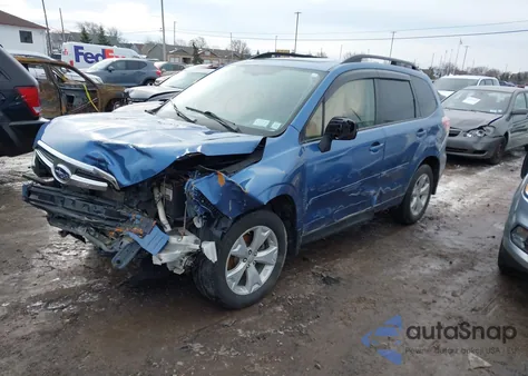 2016 Subaru Forester 2.5I Premium from USA, damaged, VIN JF2SJADC3GH450853